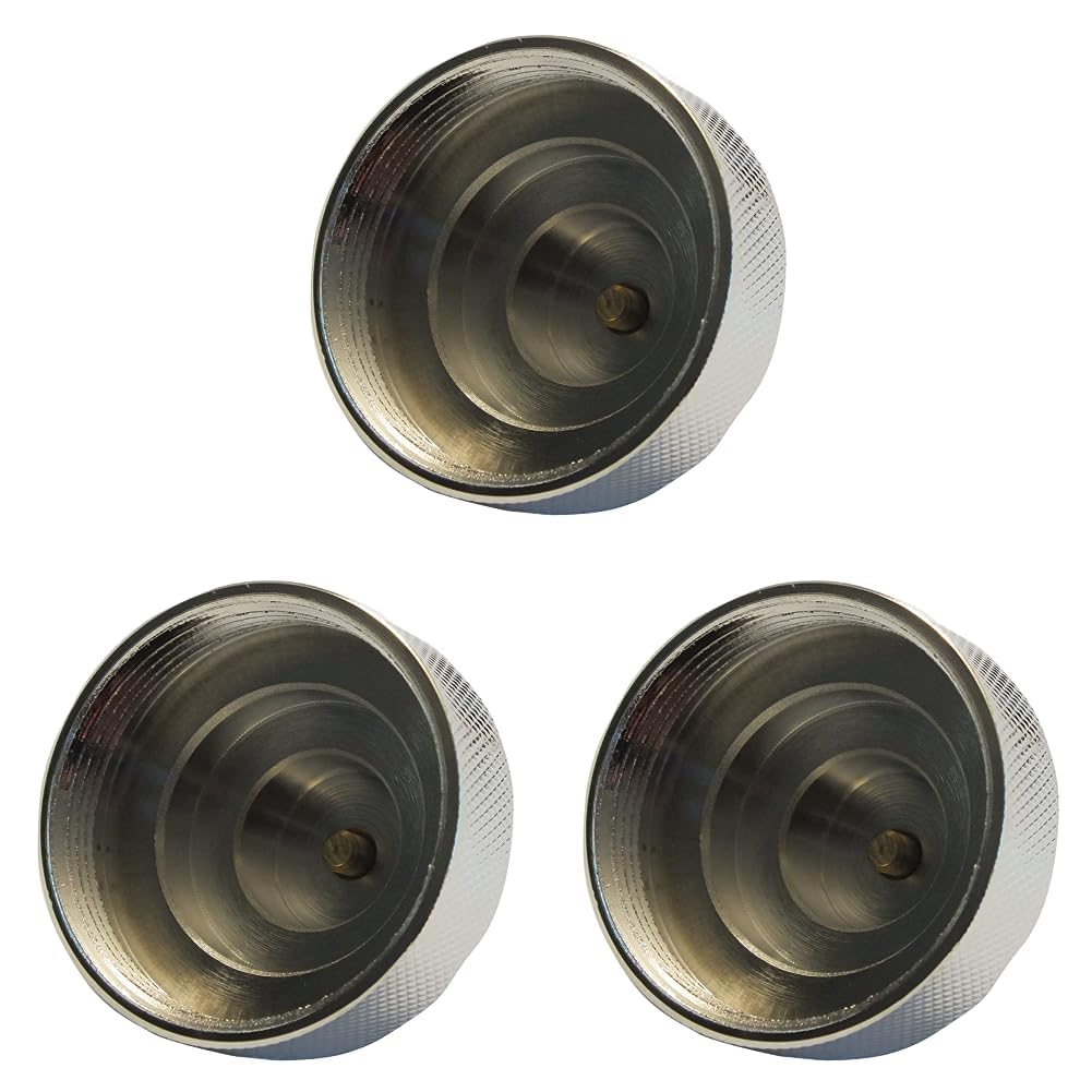 Eurotronic 700113 Meges, Metalladapter für Heizkörperthermostate (Heizkörperventiladapter, Lange Lebensdauer, Zubehör für Heizkörperthermostat, Anschluss: M38 x 1,5 mm) (Packung mit 3)