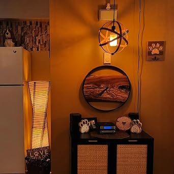 Led Flame Effect Light Bulb,4 Modes Flame Lights Bulbs, 2 Pack E26 Base Fire Light Bulbs with Upside Down Effect, Flickering Fire Christmas Bar Holiday Decorations Lights