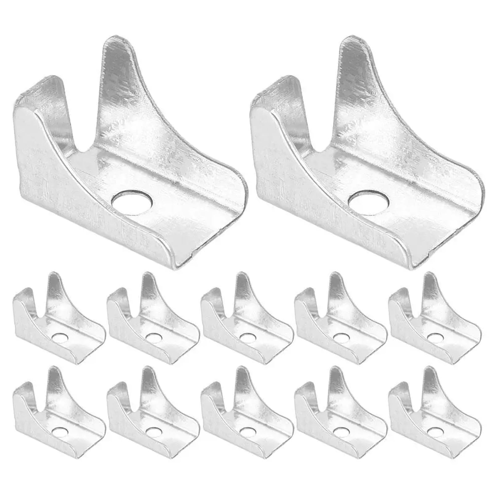 Clips d'étagère métalliques lot de 24 taquets pour armoire et meuble