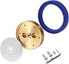 Precision Screen with Brass Tune Up Kit and Silicone Gasket Screws Fit Compatible with Gaggia Classic Parts V1 Classic Pro V3 Replace#:GA200IM