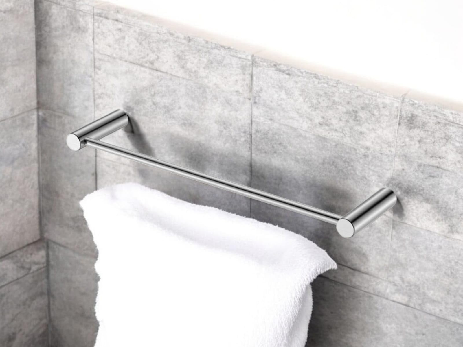 VICTAC Polished Chrome Kitchen Napkin Rod, 12-Inch Napkin Holder for Kitchen Bathroom Wall-Mounted, Stainless Steel Towel Rod (Total Length 12-Inch)-image-36
