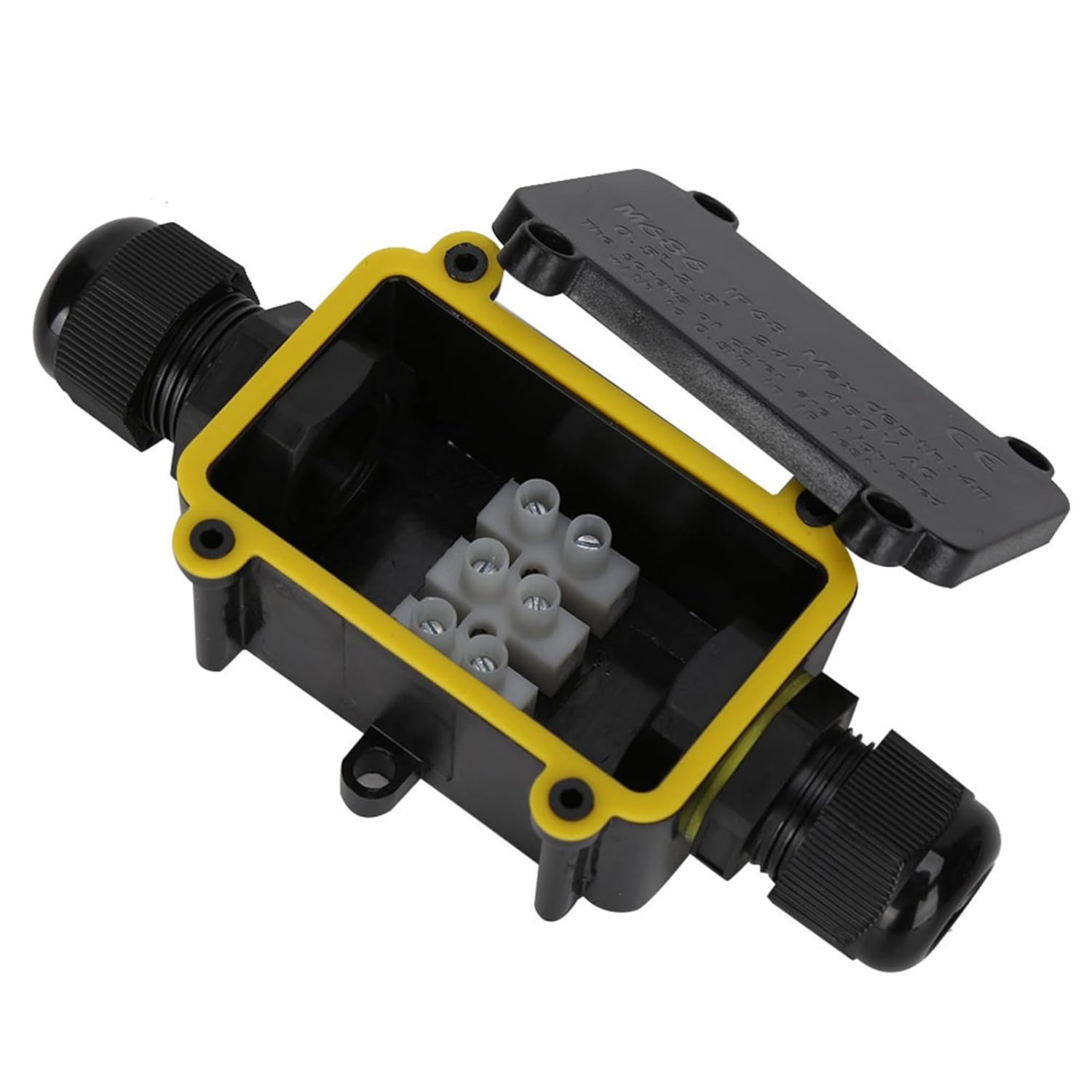 Plastic Junction Box M686 Two Position Cable Connector Junction Box IP68 for LED Street Light Grade with Function BoxTerminal BoxCable Connector BoxElectrical