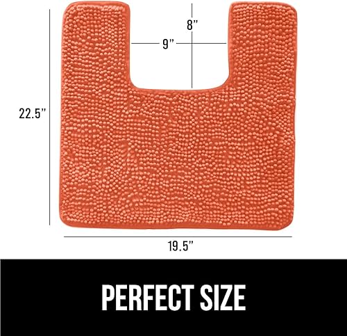 Miniatura 2 de Gorilla Grip - Alfombra de baño de lujo, de felpa, extra suave, duradera y absorbente, lavado y secado a máquina, perfecta para una sola alfombra