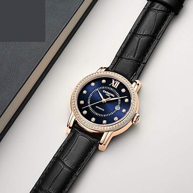 Womens Bling Automatic Mechanical Watch