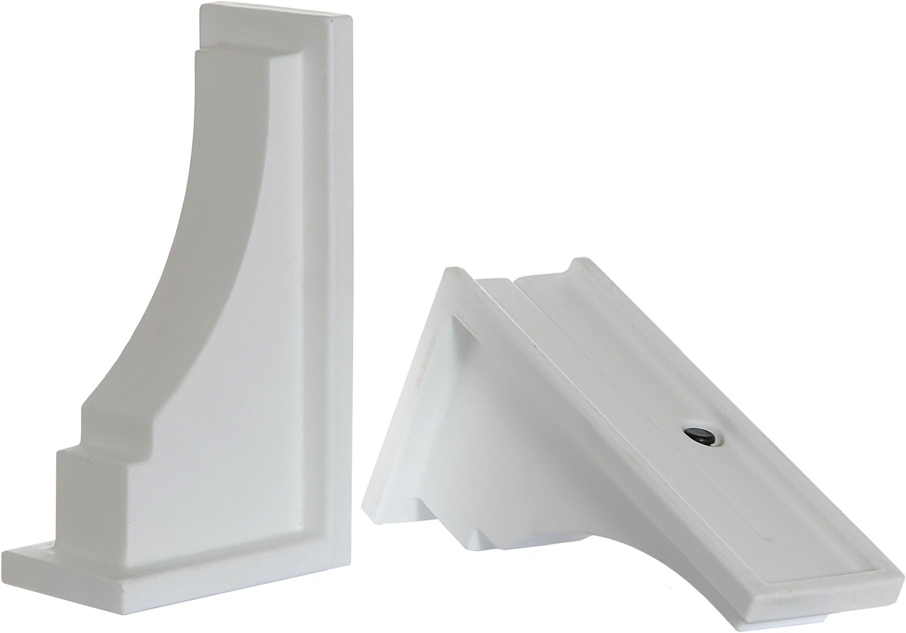 Mayne Inc 5856-W Fairfield/Cape Cod Decorative Supports White (2Pk)