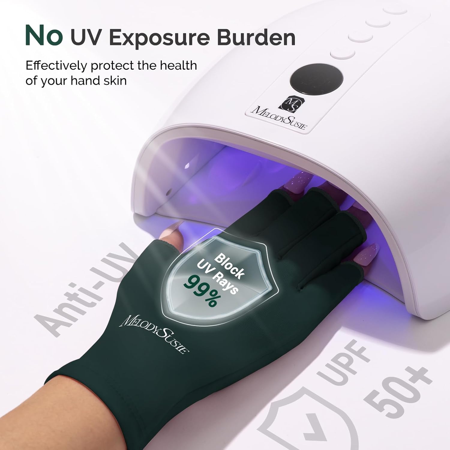 Premium UV Protect Gloves for Manis, Cool Feeling