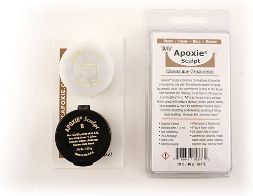 Miniatura 8 de Aves Apoxie Sculpt - Compuesto de modelado 2 partes (A y B)  110 libra, esculpir para esculpir, modelar, rellenar, reparar, fácil de usar y esculpir