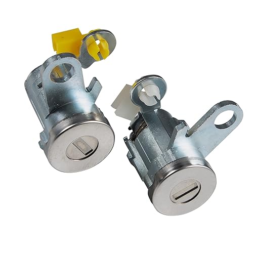 Miniatura 3 de Juego de 2 cilindros de cerradura de puerta con llave para Tacoma 1995-2004 DL108R lado del conductor y del pasajero izquierdo y derecho para Tacoma