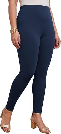 Jessica London Everyday Stretch Cotton Capri Legging