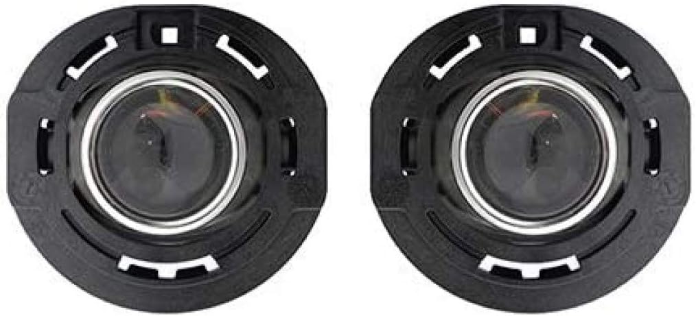 KarParts360 For Chrysler Town and Country Fog Light Assembly 2011-2016 Driver and Passenger Side Pair w/Bulbs Replaces CH2594105