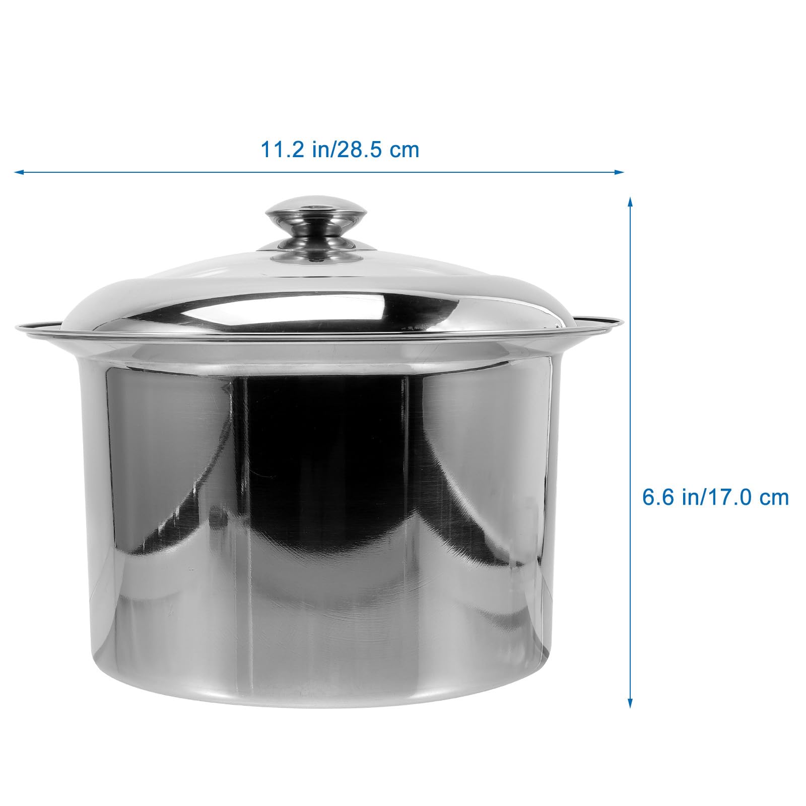 PACKOVE Spazzolino in Acciaio Inossidabile Coperchio, Pentola Inox Pratica e Conveniente per Anziani, Uso Domestico, Contenitore Igienico Portatile