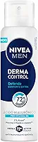 NIVEA MEN Desodorante Antitranspirante Aerossol Derma Control Defende 150ml, Proteção 72h, Previne Irritações, Ácido Hialurônico, Conforto Extra