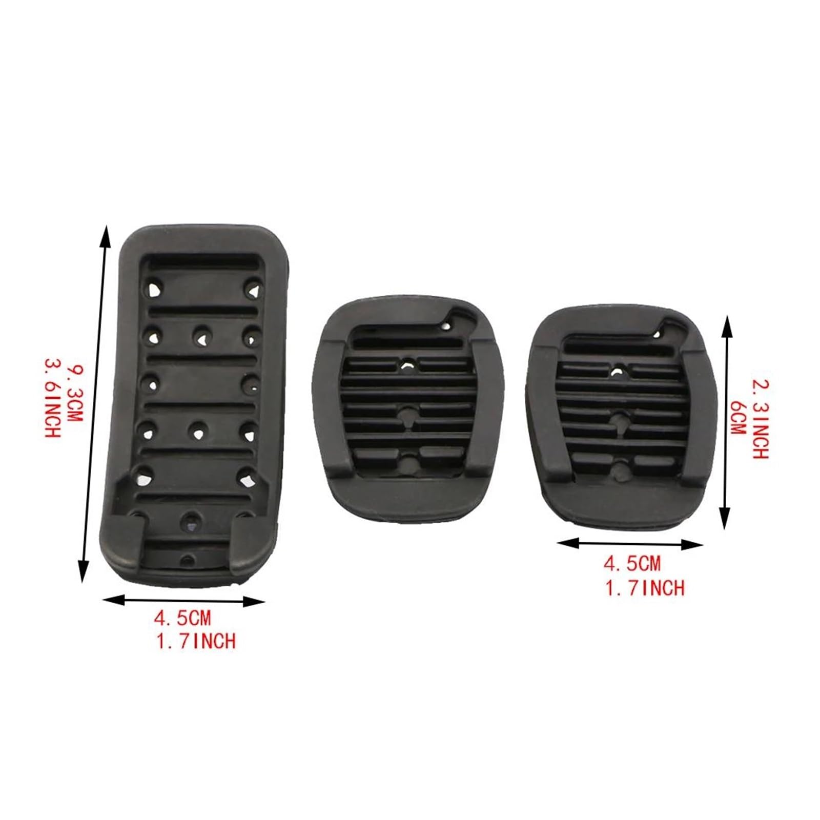 Set Pedali Sportivi In Acciaio Per Volvo V40, XC40, C30, C70, S40 (2013-2018) - Coperture Per Acceleratore, Freno E Frizione (cambio Manuale/automatico) - 3