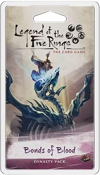 Legend of The Five Rings The Card Game Bonds of Blood Dynasty Pack - Tactical Strategy Game for Kids & Adults, Ages 14+, 2 Players, 45-90 Minute Playtime, Made by Fantasy Flight Games