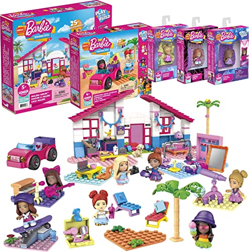 Mega Construx Barbie Multipack Casa de Malibú con otros set de juego...