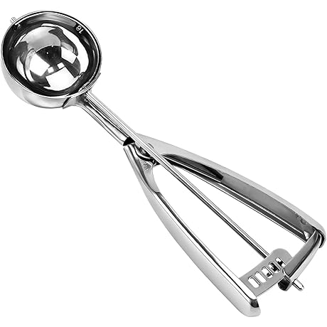 Extra Large Cookie Scoop Size #16, Heavy Duty 2OZ, 4 Tablespoons Ice Cream Scoop