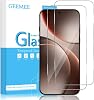 For OPPO Find X9 Pro Screen Protector Film, 9H Hardness Tempered Glass Protective Film, HD Clear Bubble Free Anti-Scratch Glass Screen Protector Black- 2 Pack