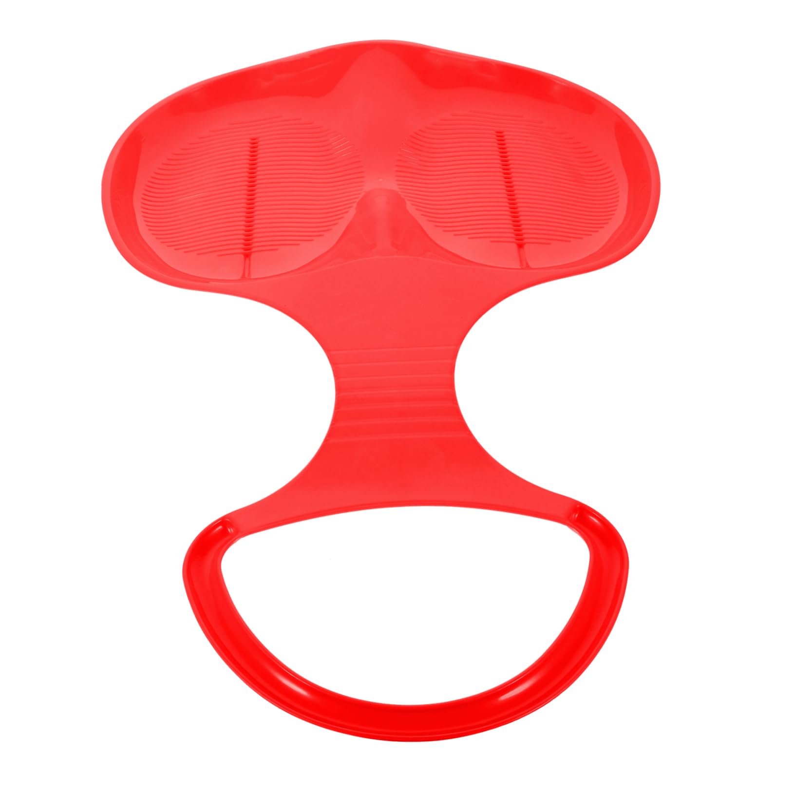 NAMOARLY Snow Sledding Toy Boys and Girls Winter Supply Large Sliding Board Red Plastic Skiing Boards for Family Fun