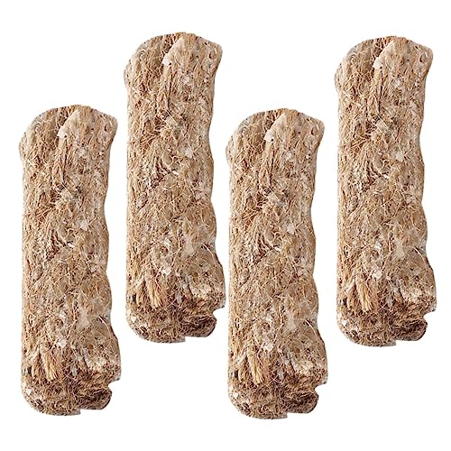 BESPORTBLE 4pcs Jute Camping Fire Starter Rope Wick Flammable Outdoor Bbq Rope for Campfires and Survival