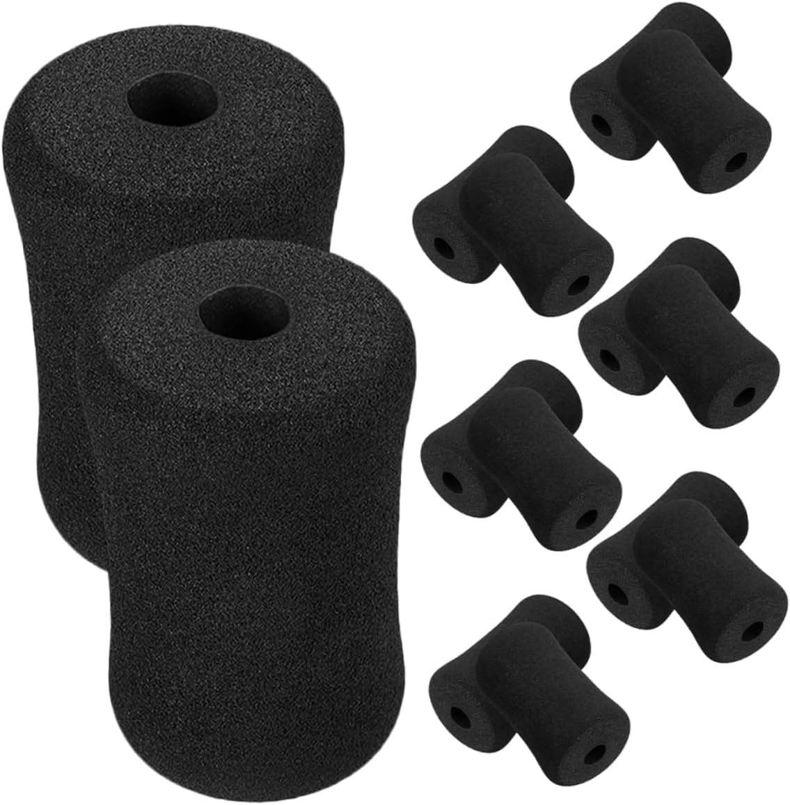 15Pcs Roller Pad Covers for Gym Equipment Replacement Parts for Leg Extension Machines Compatible with Sit Up and Abdominal Equipment Easy to Clean and Maintain Secure