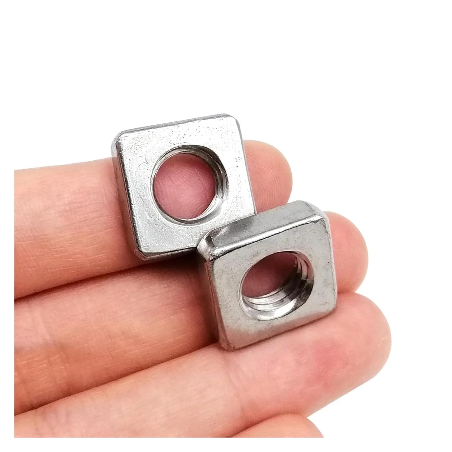 薄型四角ナット ウェーハ 四角形 正方形 M2.5 M3 M4 M5 M6 M8 M10 DIN562 304 A2-70 ステンレ