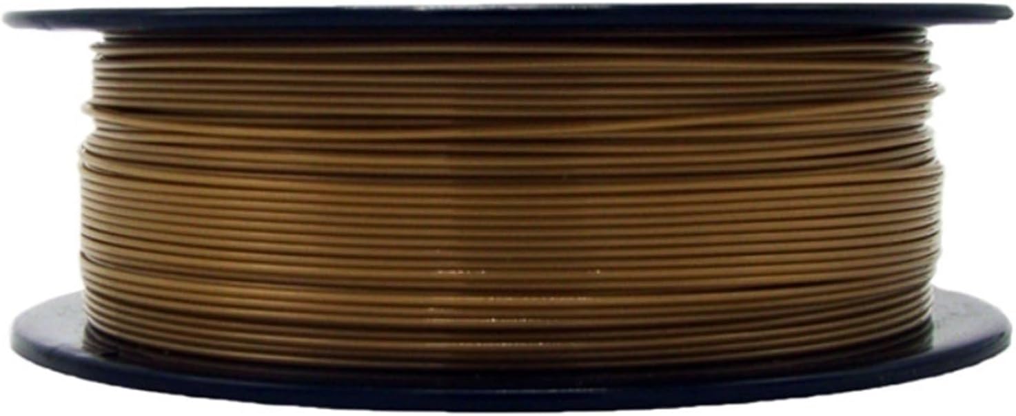 Light-Blocking PLA Filament 3D Printing Material 1.75mm for Advertising Signs Indoor Signage Backing and Frames(Gold)