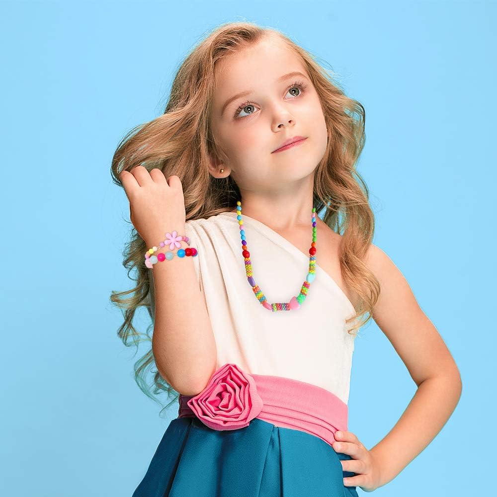 Onesing 22 Pcs Toddler Costume Jewelry