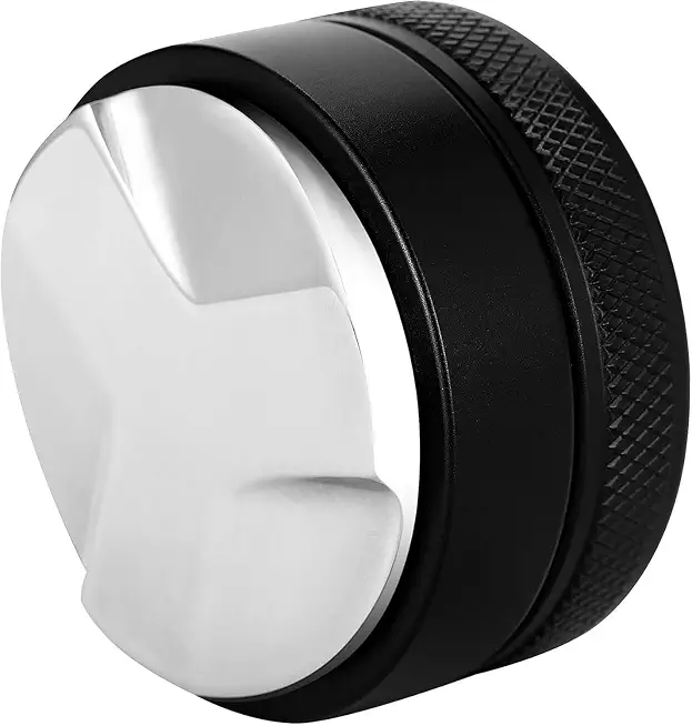 SCIENISH Coffee Distributor 51mm | Espresso Coffee Tamper Distributor Tool/Leveler | Espresso Machine Accessories Adjustable Palm | Delonghi Dedica Portafilter (58mm)