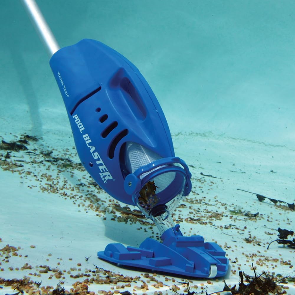Aspirateur Electrique Pool Blaster Max Li- Robot Aspirateur sans Fil pour Piscine et Spa - sur Batterie - avec Sac Filtrant - Tête Large Réglable