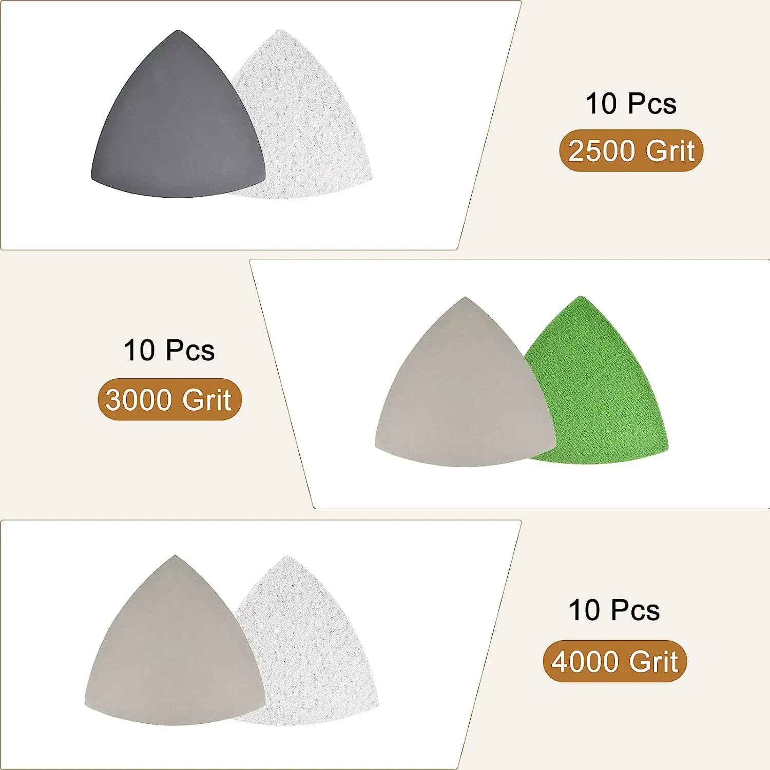 NEUE 5 Stück Schleifpapier Set 2000 2500 3000 5000 7000 Grit Schleifen Papier Wasser Trockenen Schleif Sandpapers