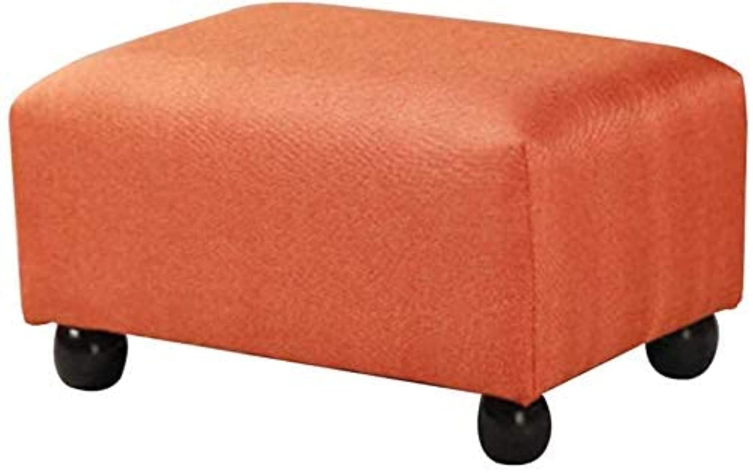 Siège de tabouret de remplacement en bois massif et lin beige