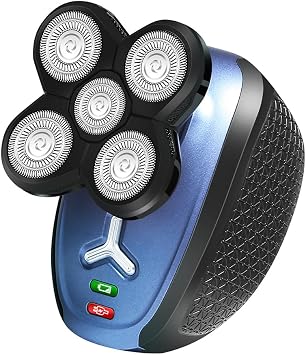 Head Shaver for Bald Men,5 in 1 Bald Head Shavers for Men Cordless,Waterproof Wet/Dry 5 Head Mens Electric Razor for Head Face Shaving, USB Mans Grooming Kit Rechargeable,Rotary Shaver Gift for Men