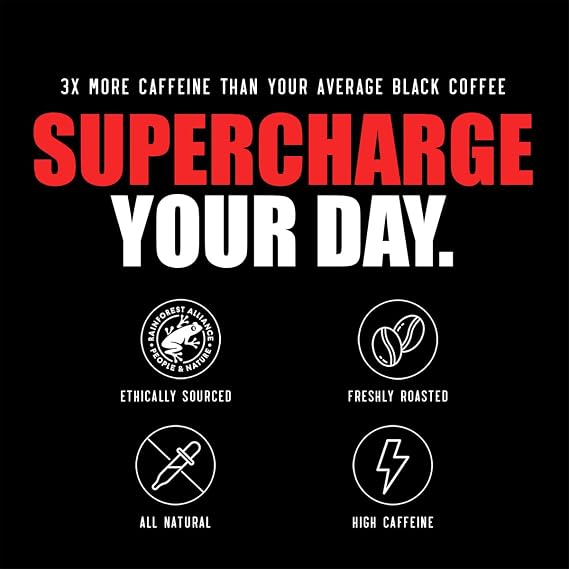 Chocolate Hazelnut Flavoured Skull Crusher High Caffeine Coffee Pods – 25 Aluminium Capsules Compatible with Nespresso Machines – Dark Roast Espresso – Rainforest Alliance Certified