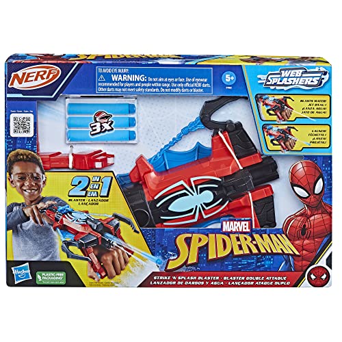 Marvel Spider-Man Spider Strike ‘N Splash Blaster, Super Hero Toys for Kids, Ages 5 and Up, Nerf Blaster for Kids, Water Blast Feature - image 2