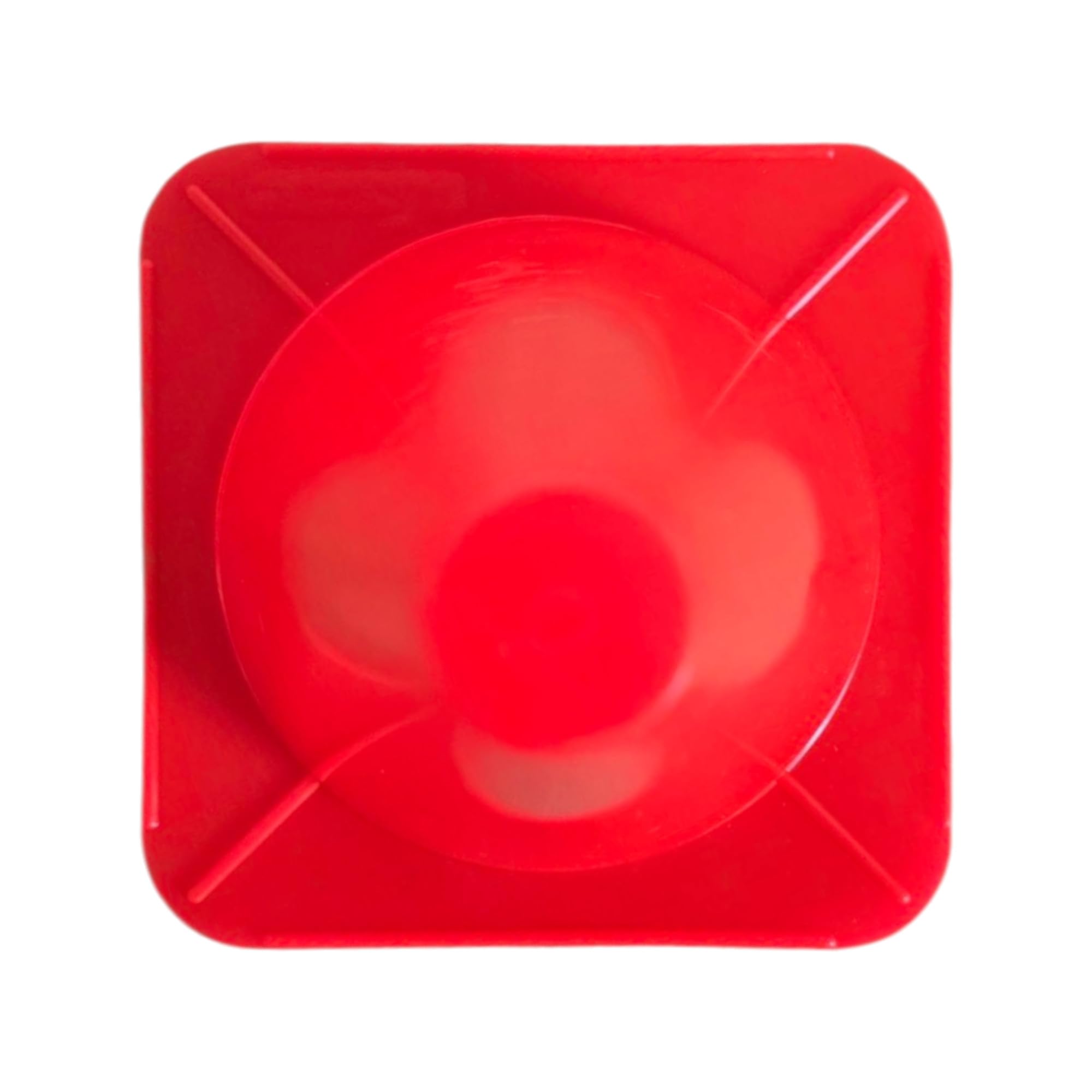 Image secondaire de Cône de Signalisation 24 cm en Plastique Rouge Fluo pour Sport et Entraînement