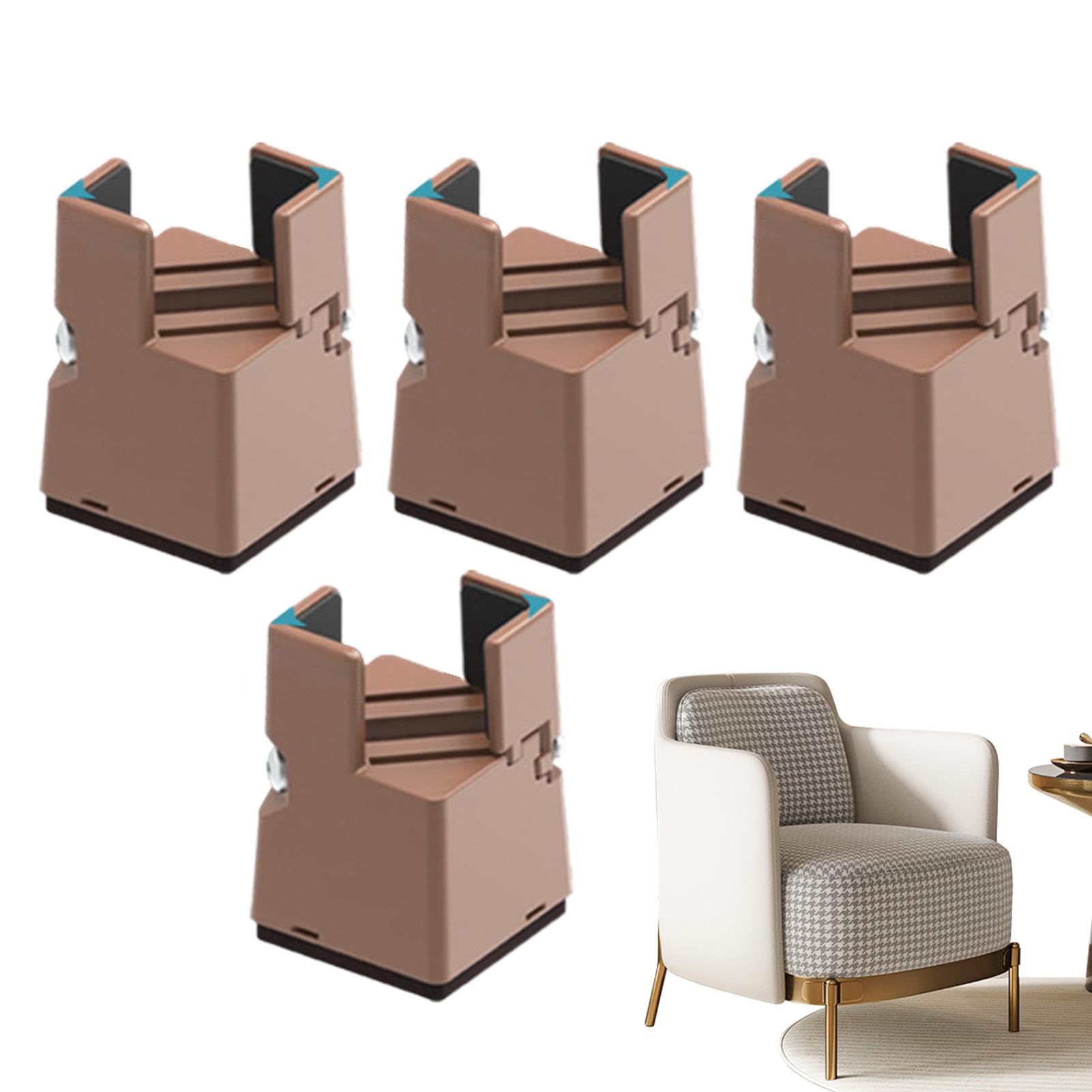 Elevadores de cama antideslizantes que ganan espacio y mejoran la ergonomía de tus muebles