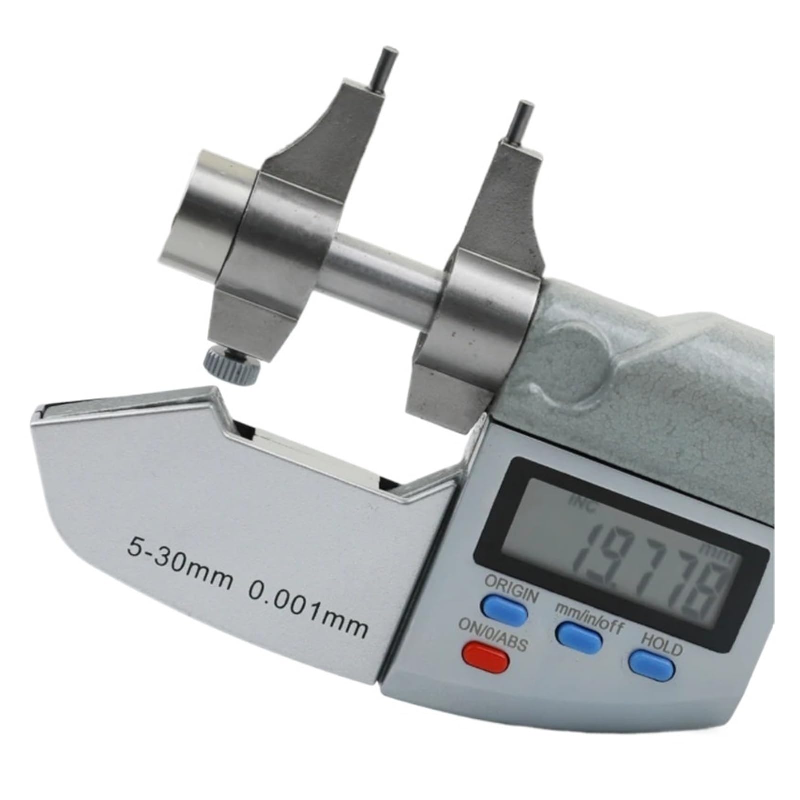 Micrometro digitale for interni da 5-30 mm, 25-50, calibro elettronico 0,001, pollici/mm, misurazione di precisione Chiaro da leggere