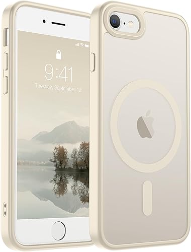 Miniatura 280 de SUPFINE - Funda magnética para iPhone 14 Pro Max (compatible con MagSafe), (protección contra caídas de grado militar de 10 pies), delgada, Negro