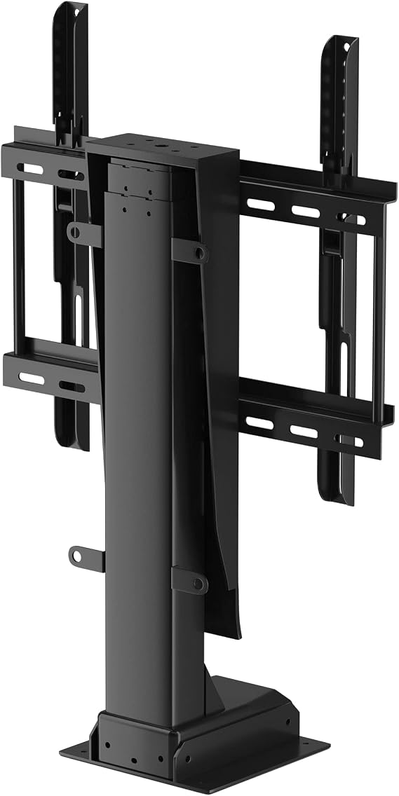 Progressive Automations Motorized Hidden pop up TV Lift - 25.4 Stroke Vertical Automatic Adjustable Height TV Mount for 32 - 60 Screen