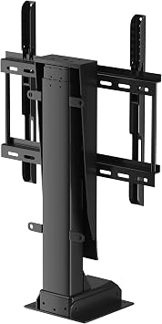 Progressive Automations Motorized Hidden pop up TV Lift - 25.4 Stroke Vertical Automatic Adjustable Height TV Mount for 32 - 60 Screen