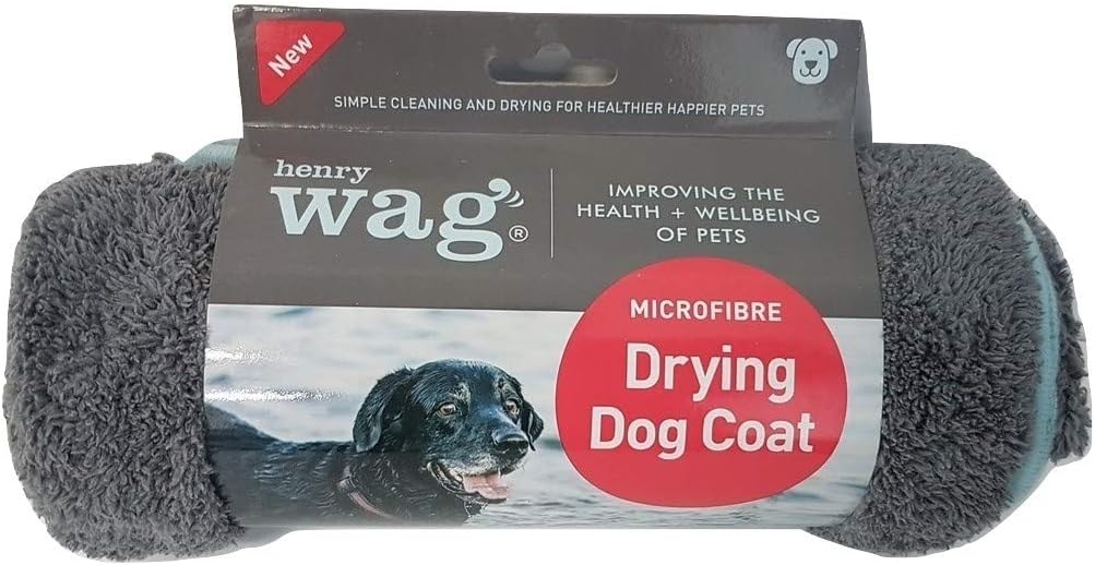 Henry WagMicrofibre Dog Drying Coat 80cm