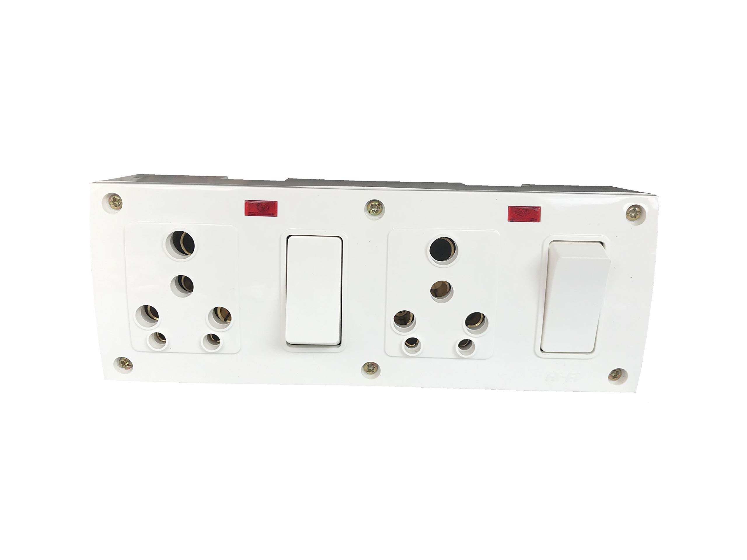 Heavy Duty PVC Extension 2 Sockets, 2 Switches Board-picture-27