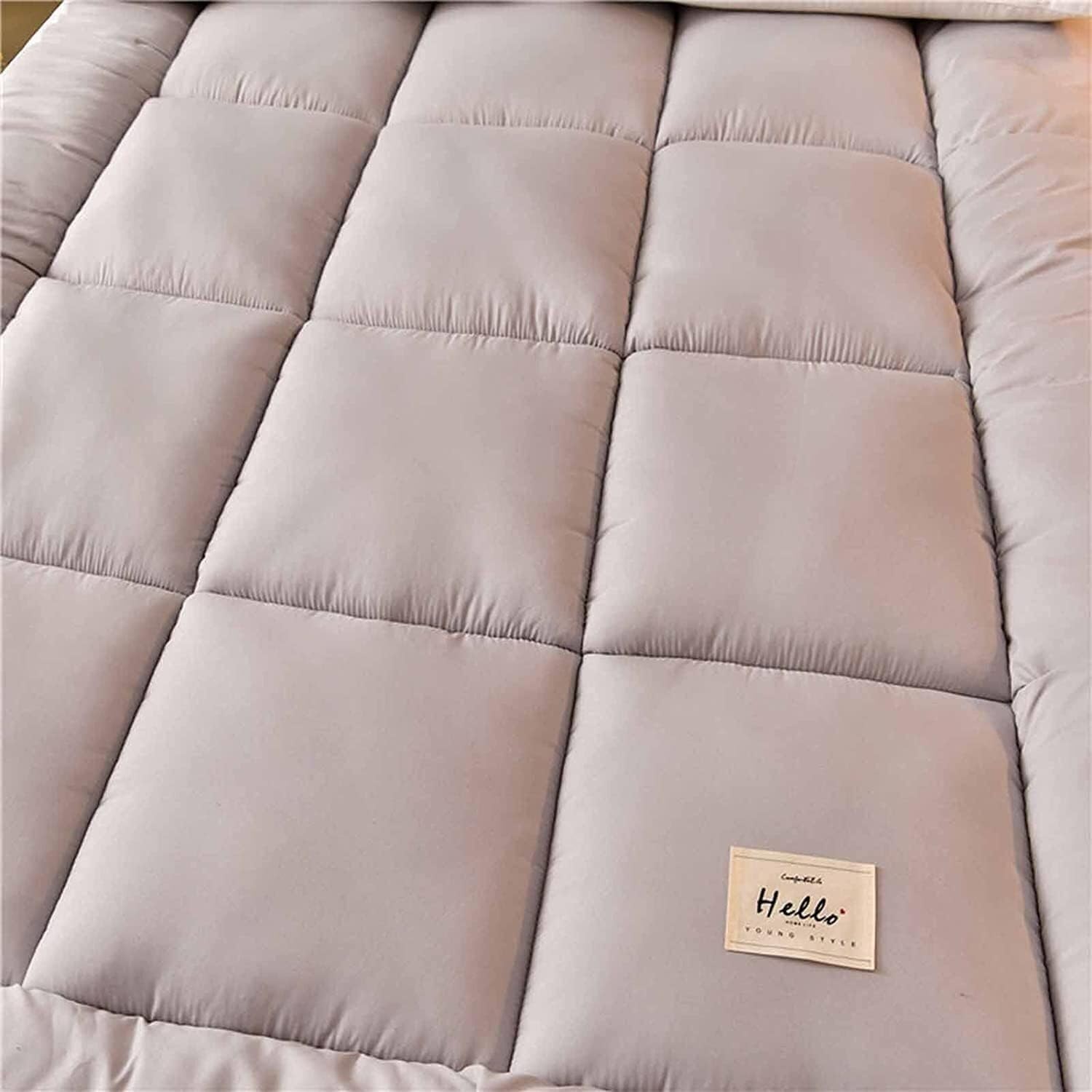 Przenośny japoński materac futon – gruba miękka podkładka na łóżko zapewnia wygodny sen łatwe przechowywanie zwijana konstrukcja oddychająca tkanina idealna dla gości i małych przestrzeni.