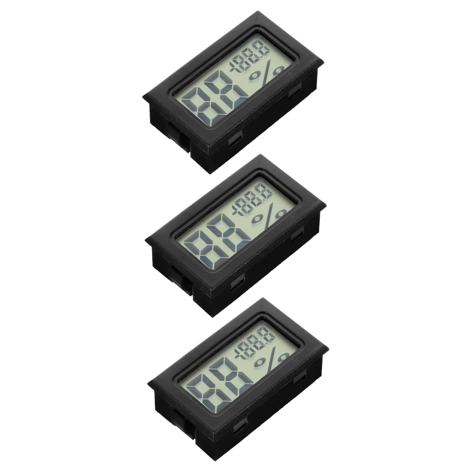 Ciieeo 15pezzi Mini Termometro Igrometro Digitale Misuratori Di Umidità e Temperatura Per Ambienti Interni Display Digitale Compatto e Preciso Per Monitoraggio Ambientale Casa e Ufficio
