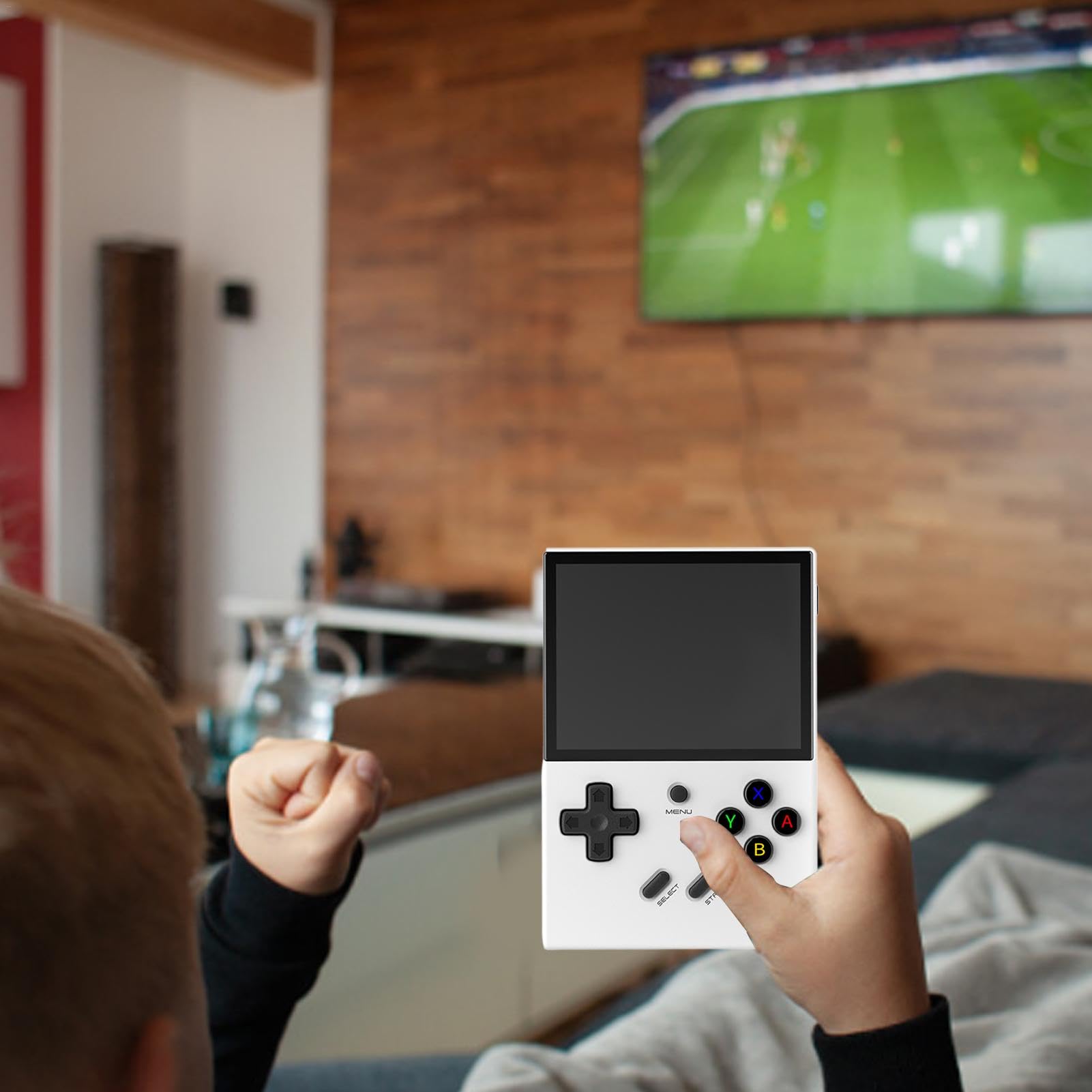 RG35XX Plus Console di portatile, schermo Ips da 3,5 pollici | video tascabile portatile, console di open source ricaricabile portatile, video tascabile Batteria di grande