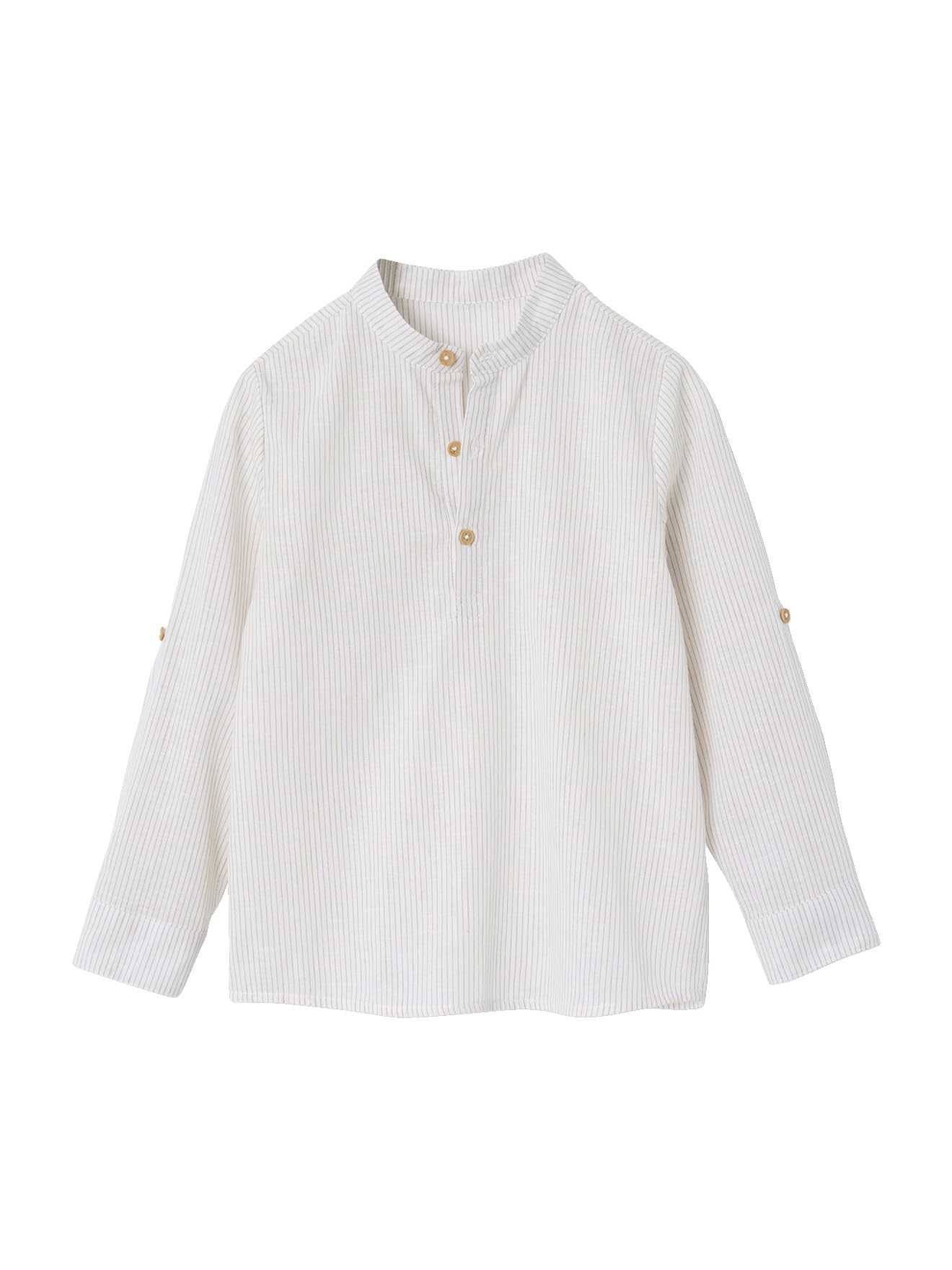 VERTBAUDET Ensemble céremonie Chemise col Mao et Short garçon