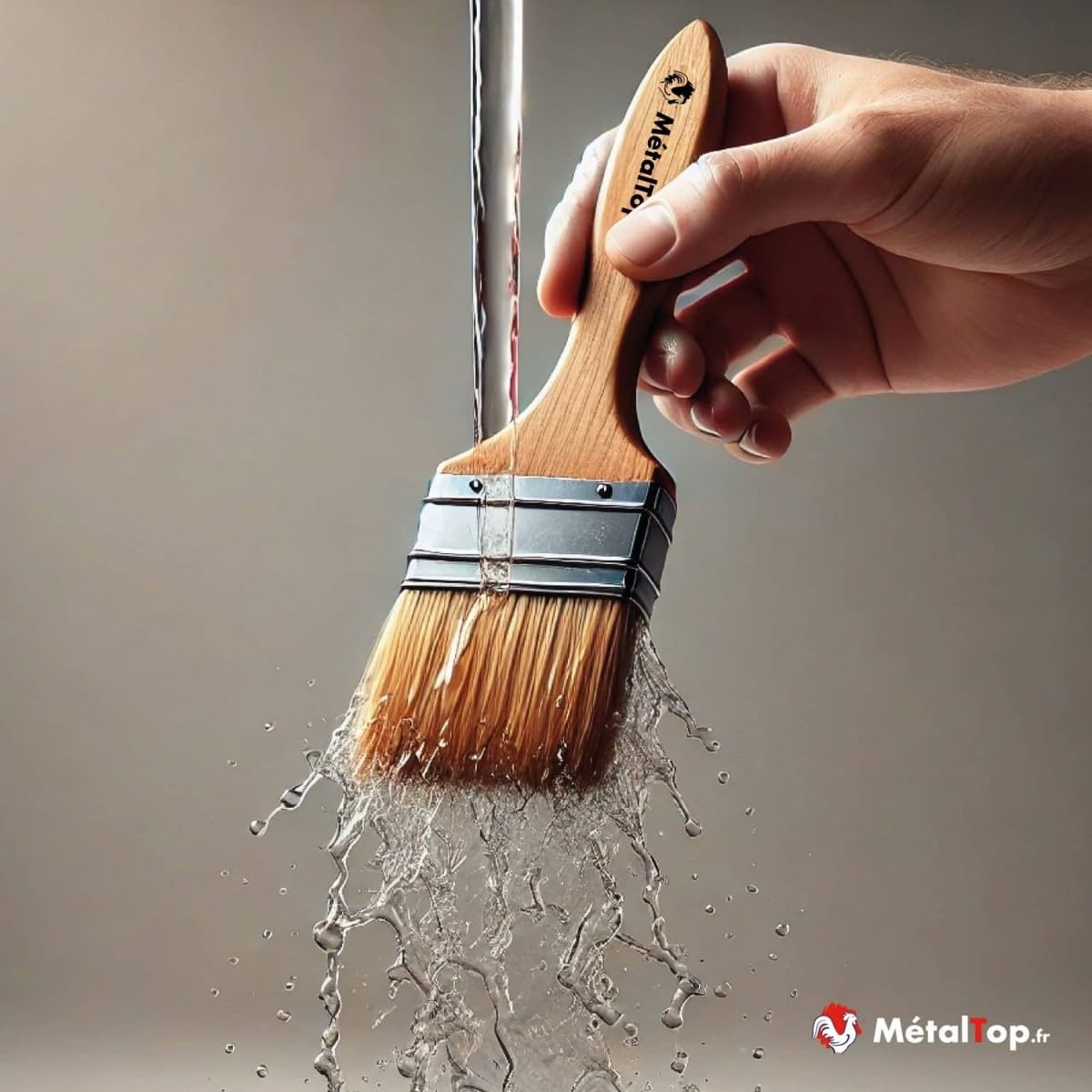 Metaltop - Diluant Synthetique - 1 L - Dégraisse efficacement les surfaces grasses et dilue peinture, laque ou vernis