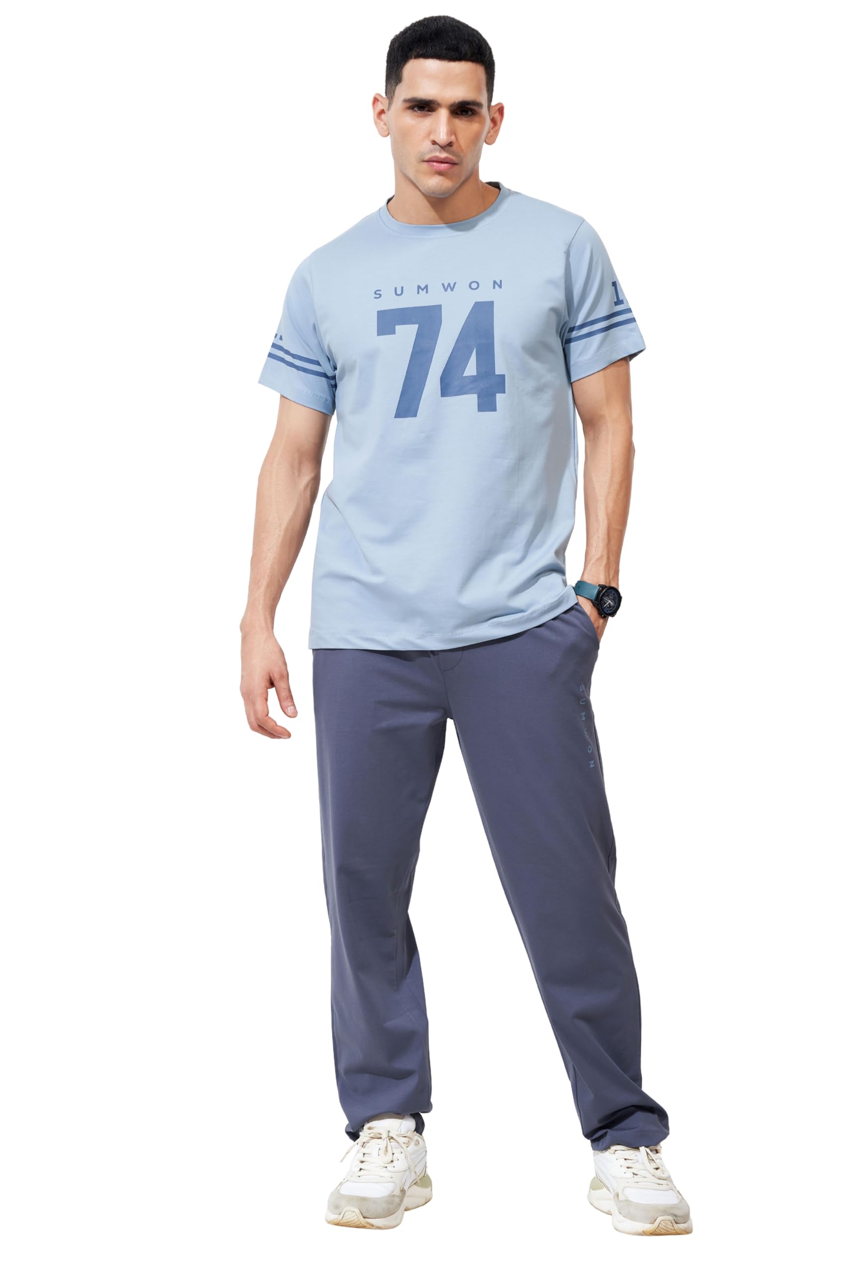 Cotton T-Shirt and Pyjama Set for Men,Night Wear for Men,Men's Pyjama Set 158-image-16