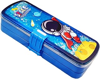 FunBlast Plastic Pencil Box For Kids Space Explorer Themed Luxury Pencil Case For Boys & Girls, Stationary Pencil Organize... Price In India