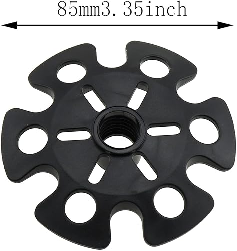 Miniatura 3 de E-outstanding 2 bastones de trekking para nieve, polvo de nieve, para arena, barro, esquí, senderismo, repuesto para accesorios de senderismo, color